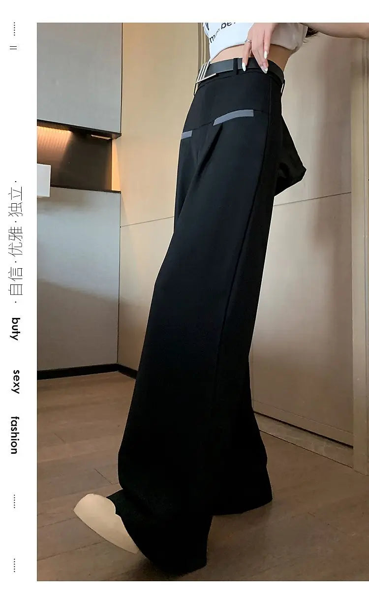 Pantalones de Traje Grises