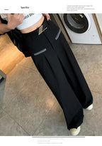 Pantalones de Traje Grises