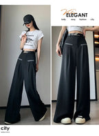 Pantalones de Traje Grises