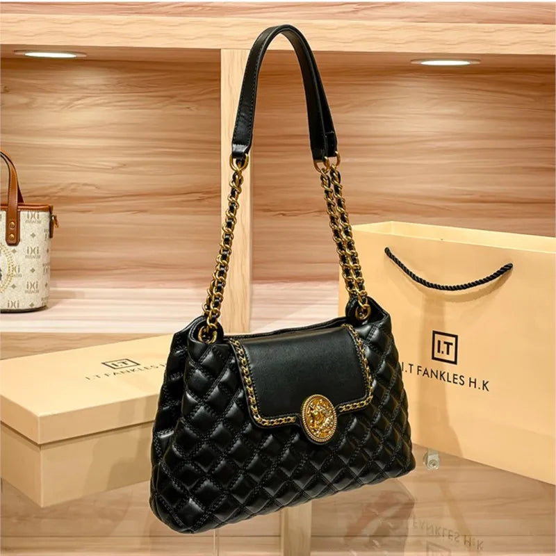 Bolso de Mujer de Cuero Auténtico