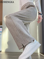 Pantalones Con Estampado En Espiga