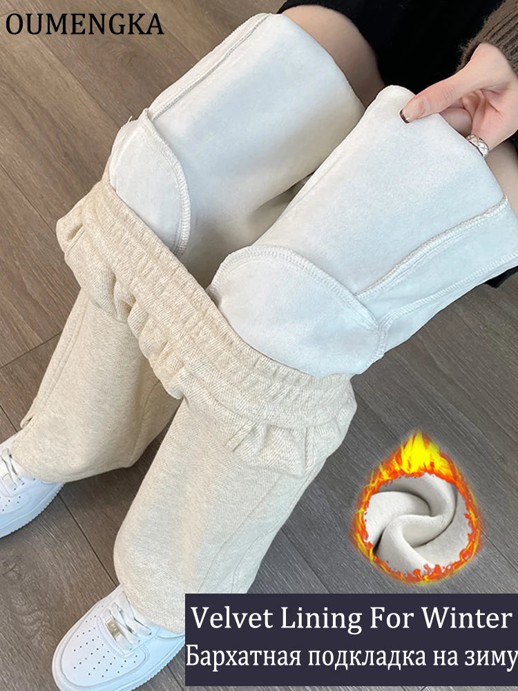 Pantalones Con Estampado En Espiga