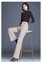 Pantalones Rectos de Lana