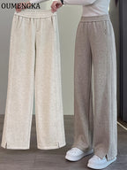 Pantalones Con Estampado En Espiga