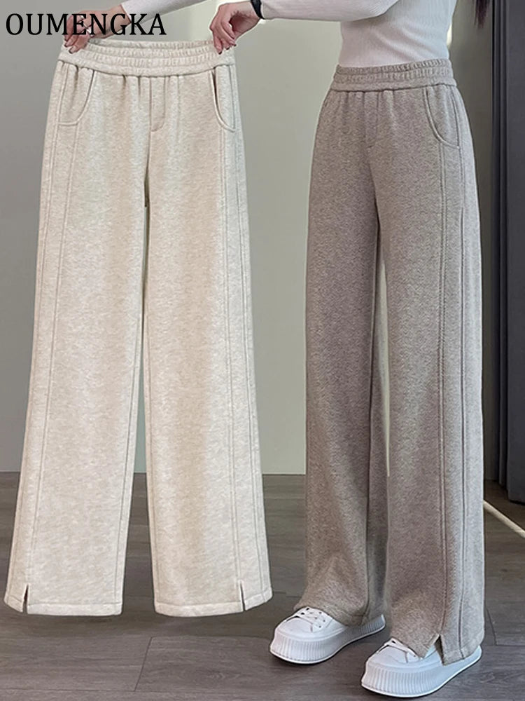 Pantalones Con Estampado En Espiga
