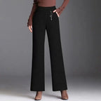 Pantalones Rectos de Lana
