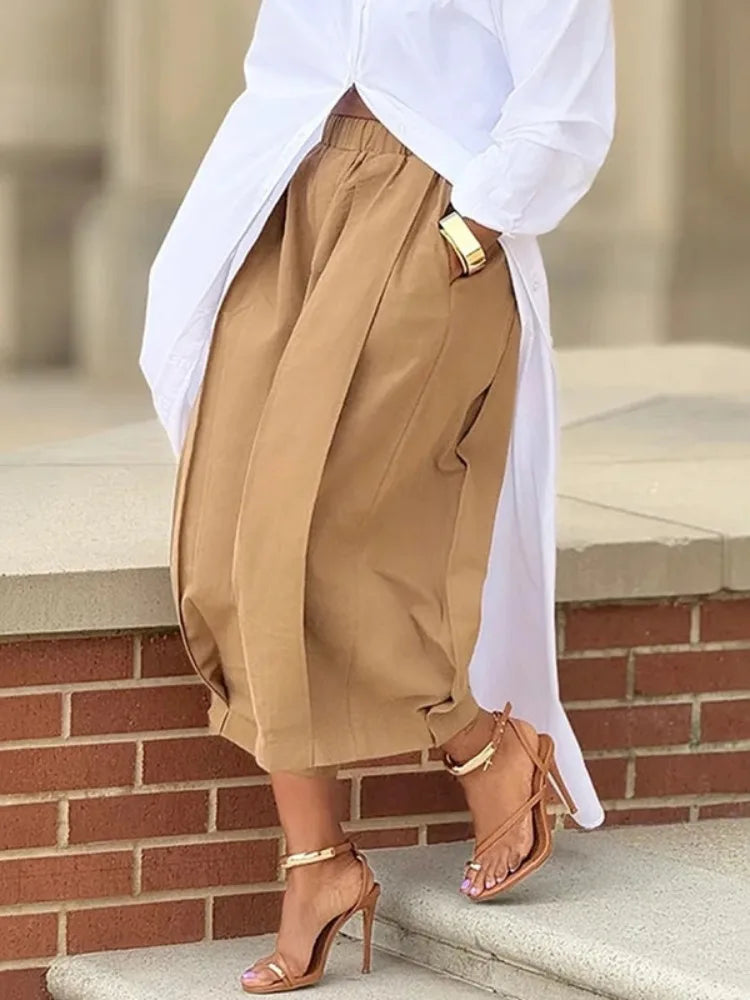 Pantalones Cortos de Mezcla de Algodón