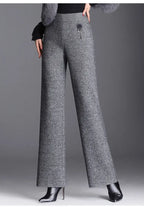 Pantalones Rectos de Lana