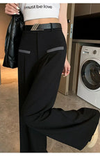 Pantalones de Traje Grises