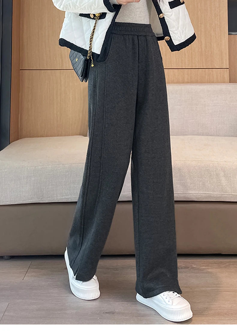 Pantalones Con Estampado En Espiga