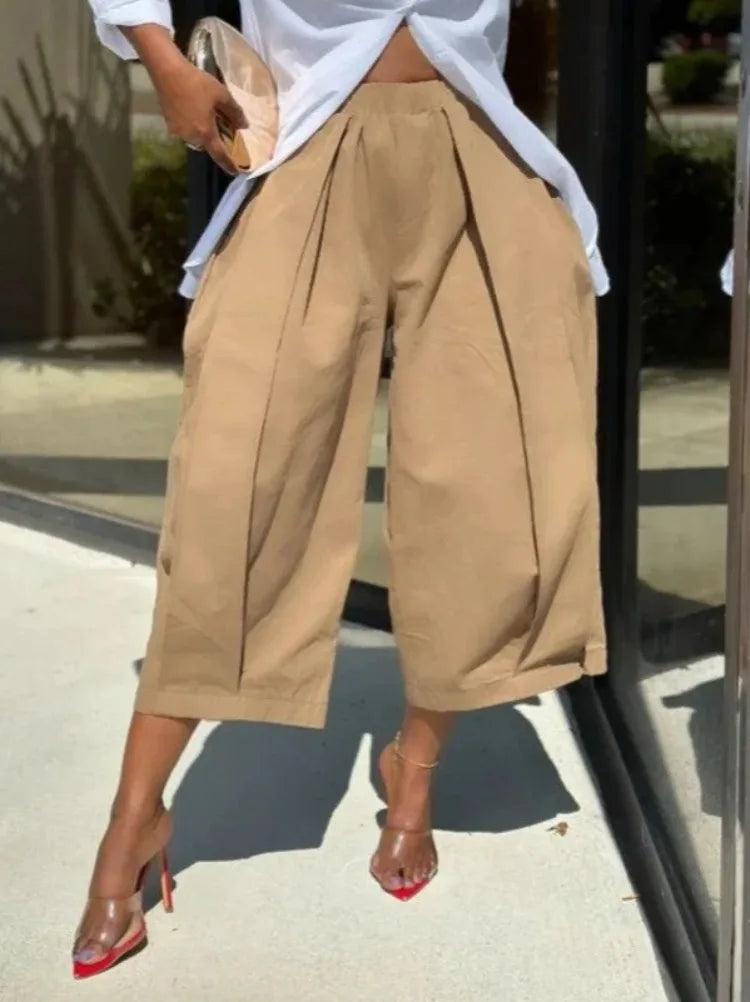 Pantalones Cortos de Mezcla de Algodón